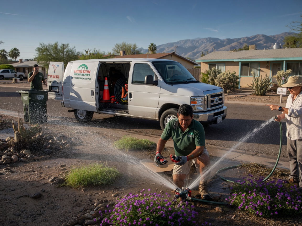 Why Tucson‑Based Irrigation Repair Services Provide Faster Emergency Help